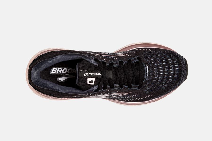 Brooks Glycerin 19 Road Löparskor Dam - Svarta/Rosa - 0375-EJPMK